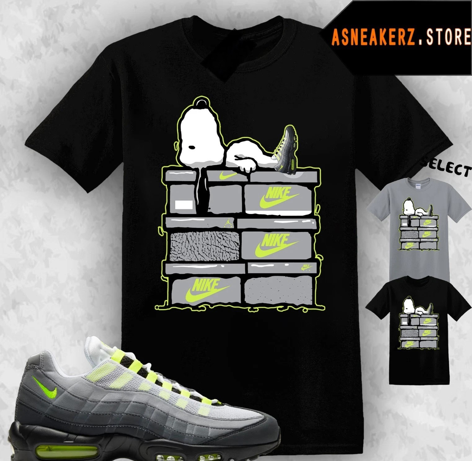 Shirt To Match AM Big Neon 2026 Sneaker Matching Tee Sneakerhead S Dog HOT ITEM