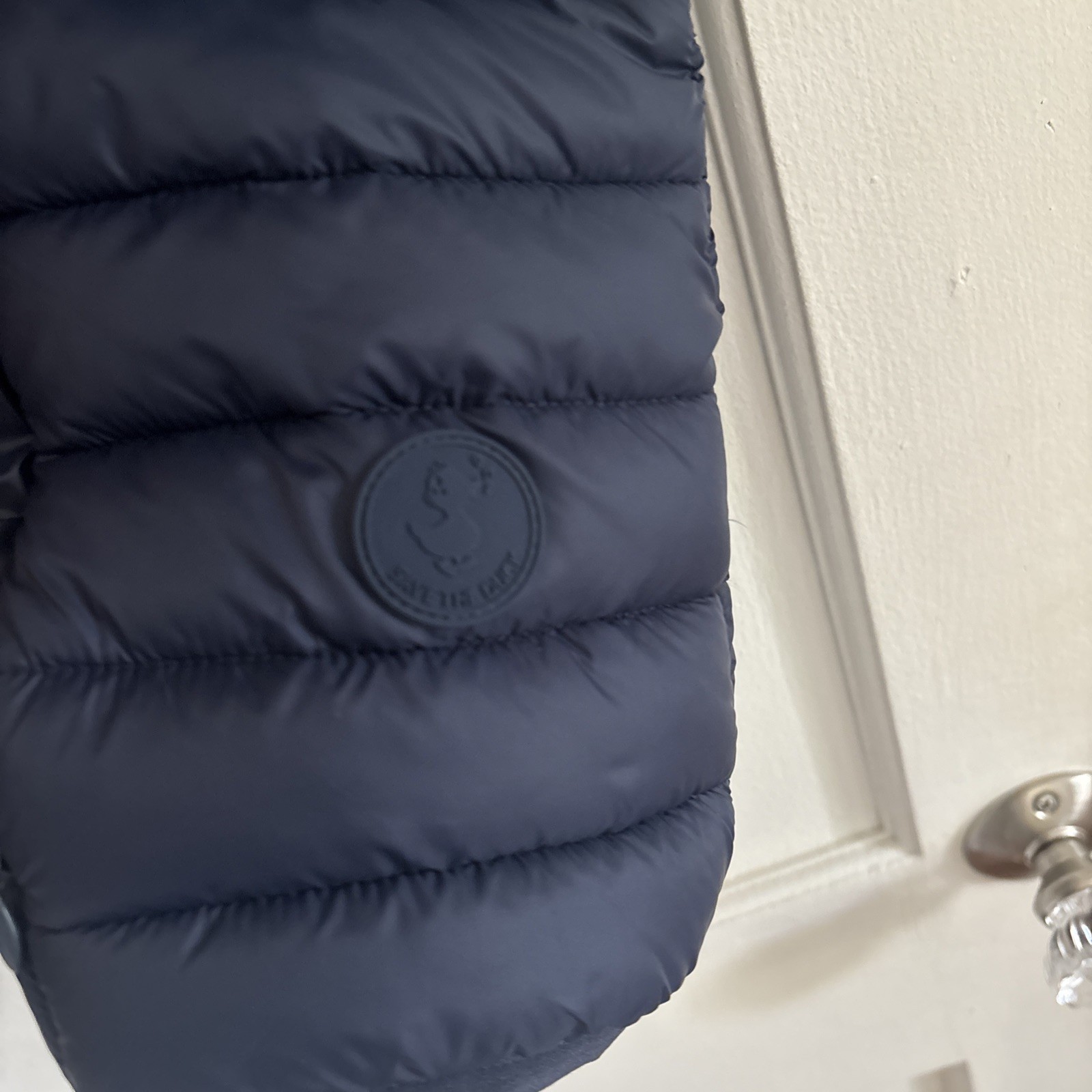 Save The Duck Puffer Vest Medium Mens Navy Blue Vegan Plumtech. Never Worn.