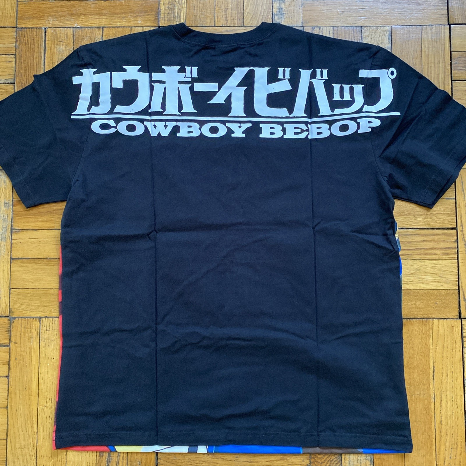 Dumbgood Cowboy Bebop Faye Valentine Ein Graphic Tee Mens Small Black Shirt