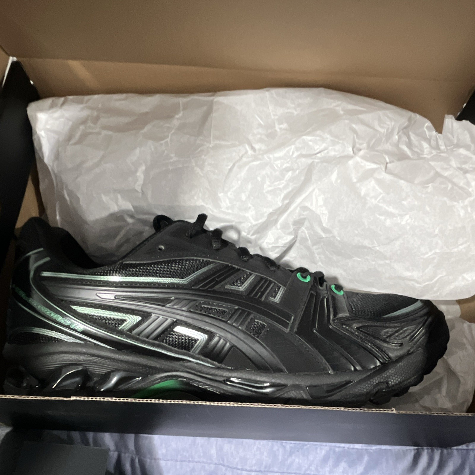 ASICS 8ON8 x Gel-Kayano 14 Black/Green Men’s Running Shoes