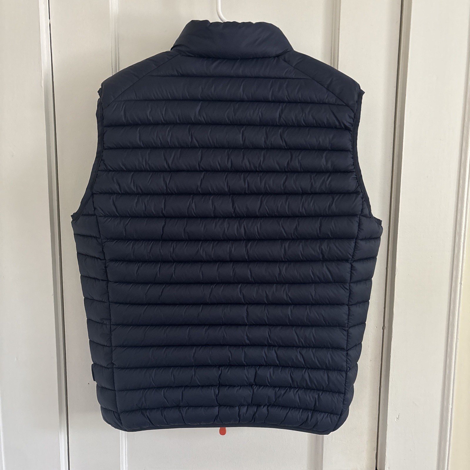 Save The Duck Puffer Vest Medium Mens Navy Blue Vegan Plumtech. Never Worn.