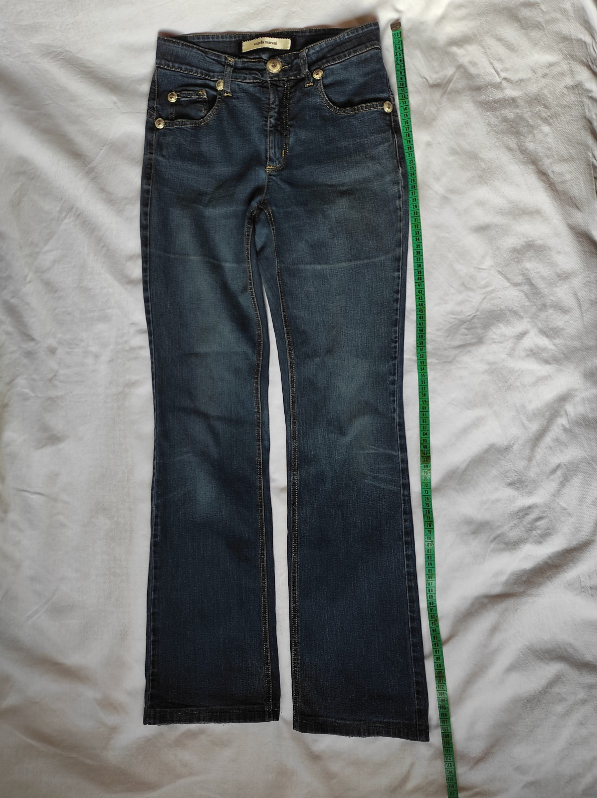 Angelo Marani Premium Italian Denim Jeans Gold Details Size IT 40 / EU 36 S