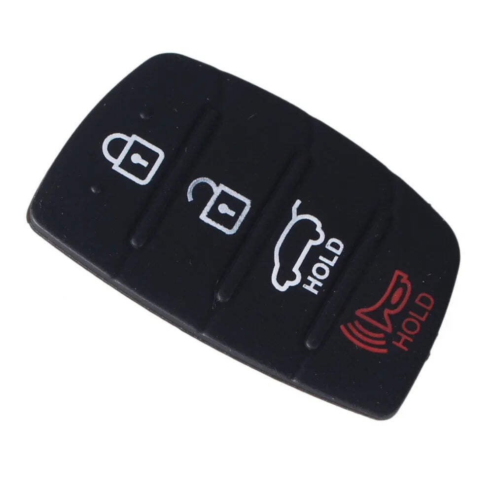 KEYYOU Soft Silicone Key Button Pad 3 4 Buttons Car Remote Key Shell For Hyundai