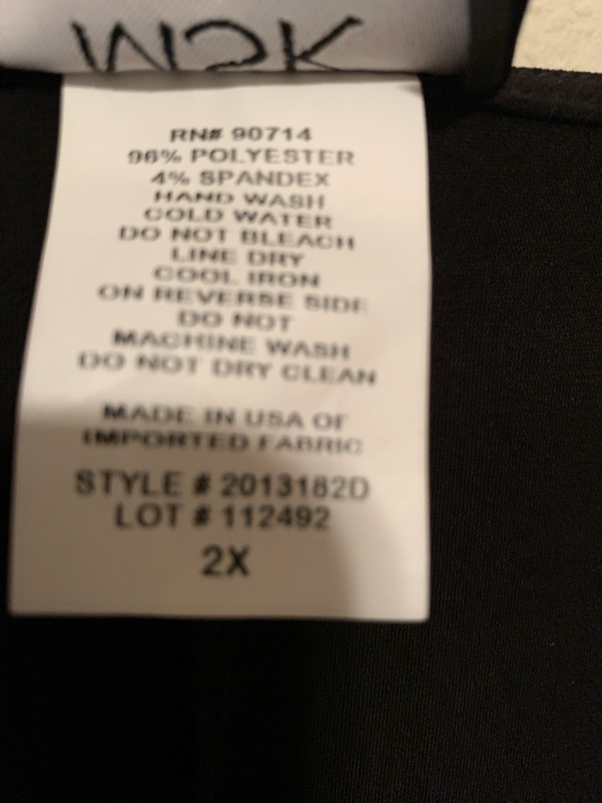 V-Neck Midi Black Dress 2X (Macy’s.com)