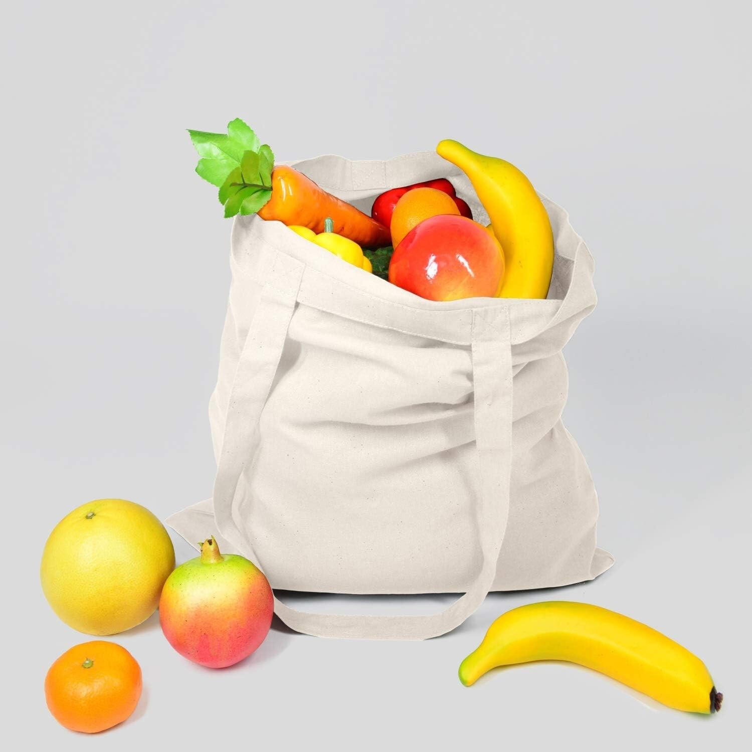 Versatile 15”x16” Cotton Tote Bags with Teflon Sheet – Bulk Eco-Friendly Packs
