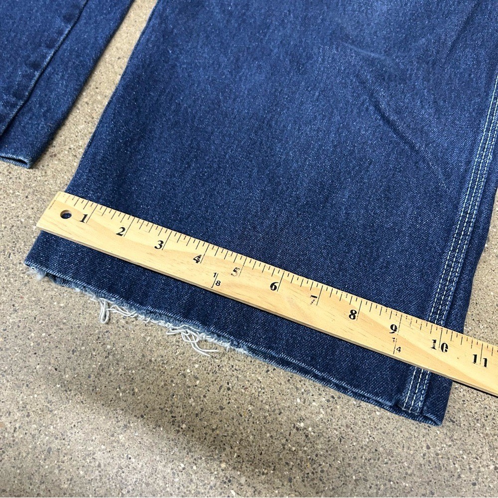 30 Below Jeans Men 34×29 Blue Y2K Baggy Wide Leg Skater Grunge Carpenter Hip Hop