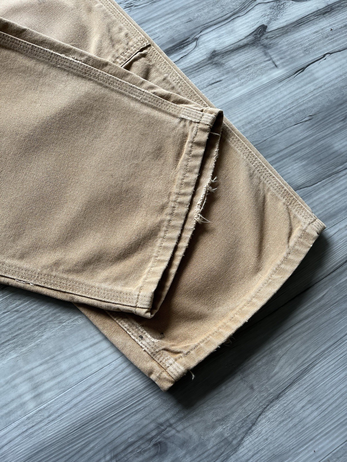 Vintage 1999 Carhartt B01 BRN Double Knee Carpenter Pants – 39×31 FADED
