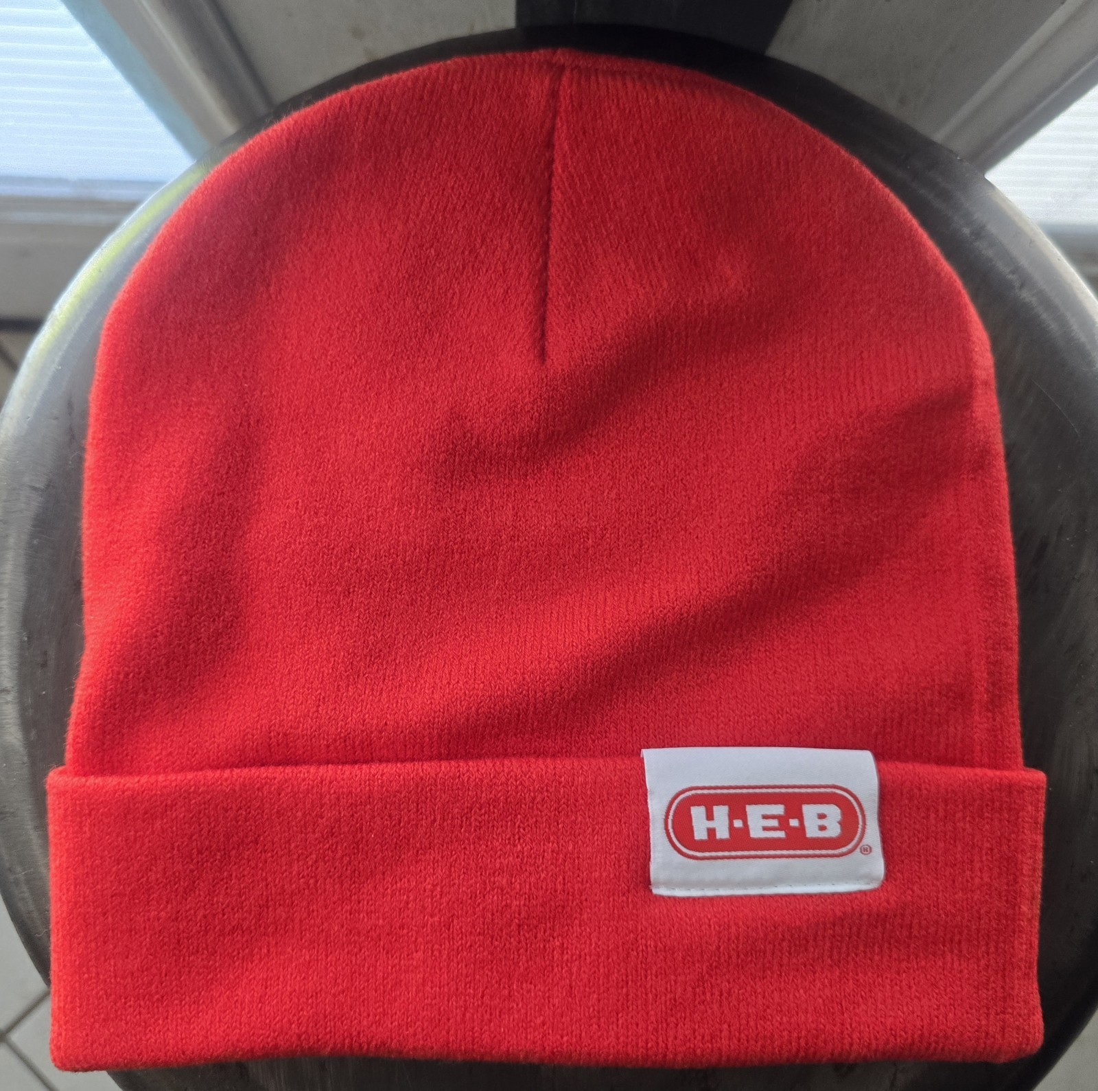 HEB Grocery Store H-E-B Logo Worker Employee Winter Beanie Skull Hat Cap & socks