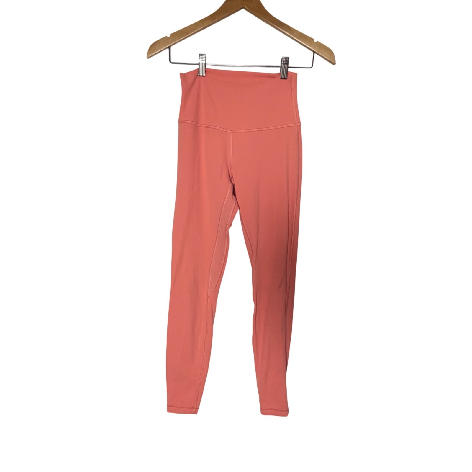 Lululemon High Rise Align Coral Leggings Womens 6 Orange 28 Inch Inseam