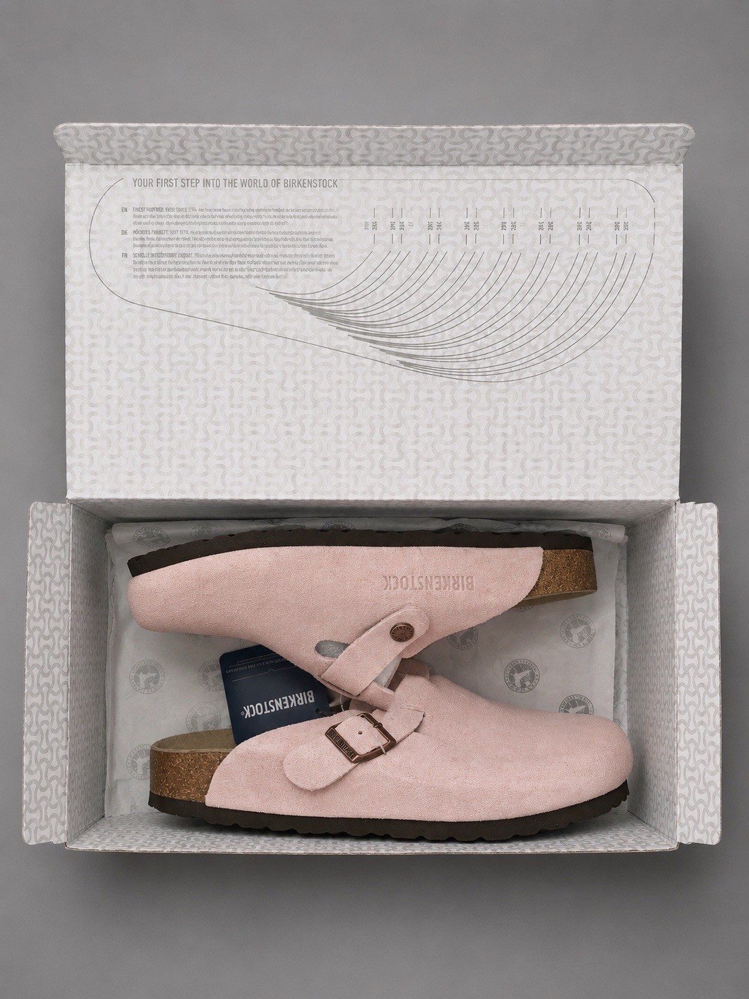 Birkenstock Boston BS Pink Suede Soft Footbed Clogs Women’s US 7 EU 38 NWT