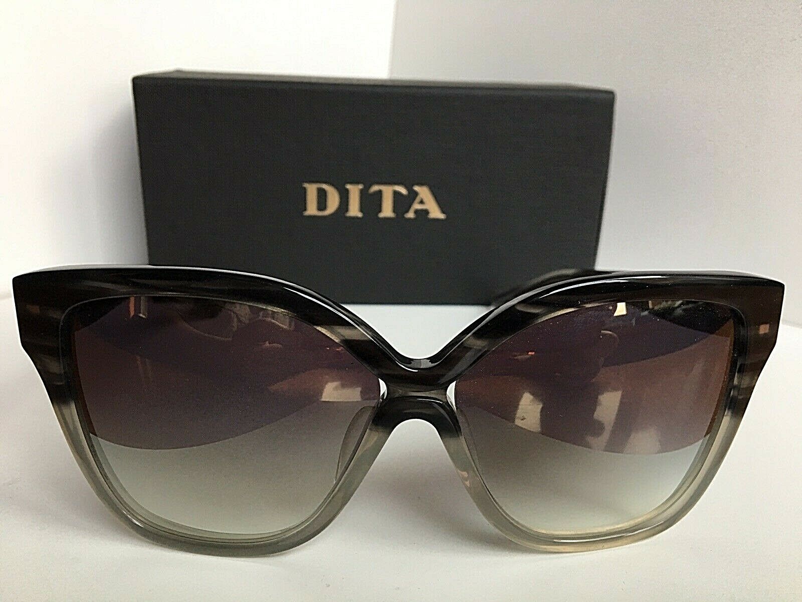 New DITA 22016 Paradise Gray 60mm Oversized Women’s Sunglasses Japan .