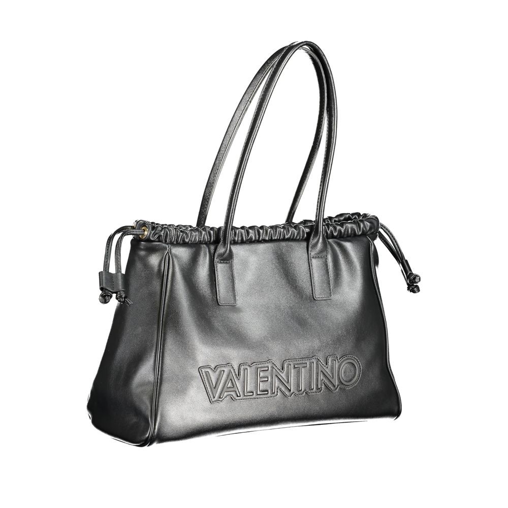 Mario Valentino Nero Polyurethane Women’s Bag 100% Authentic – VA-31039