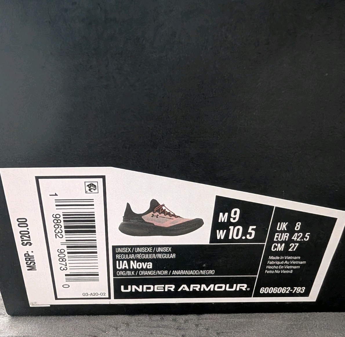 Brand New Under Armour UA Nova Slipspeed Sz 9