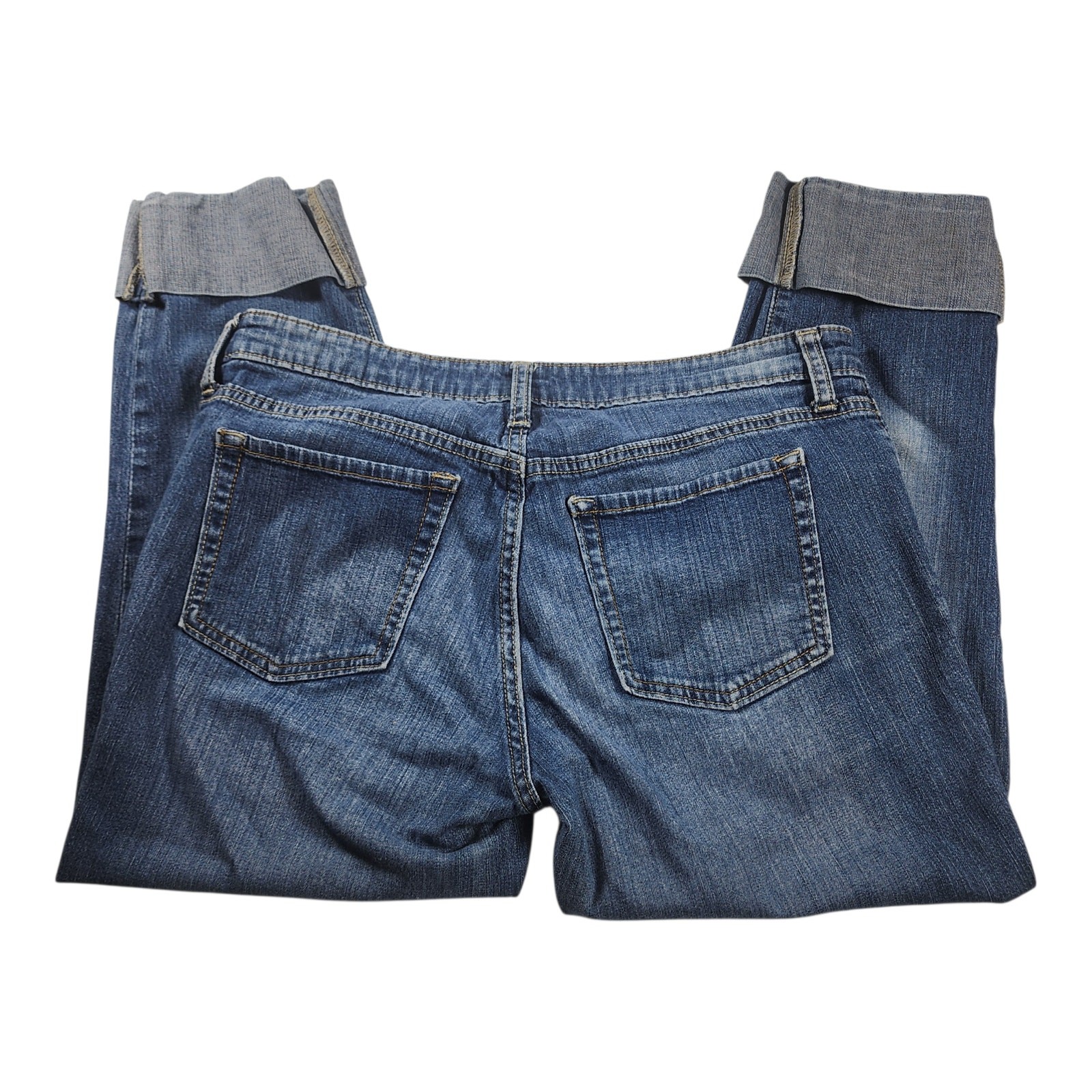 Gap Premium Straight Crop Denim Jeans Women’s 8/29 Med-Wash