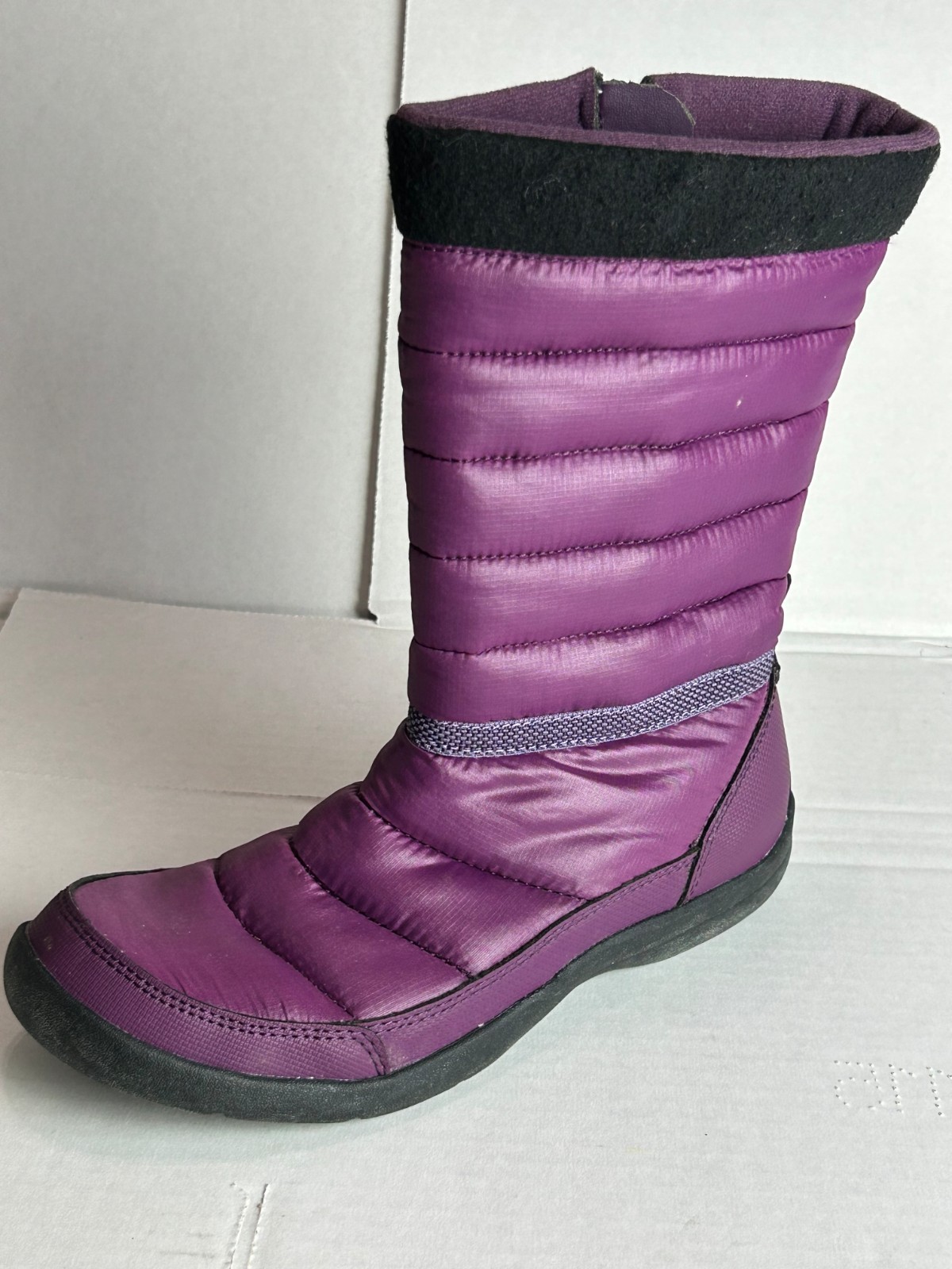 Easy Spirit Women’s Dark Purple Kingsland Mid Calf Lined Boot Shoes Ret $99 New