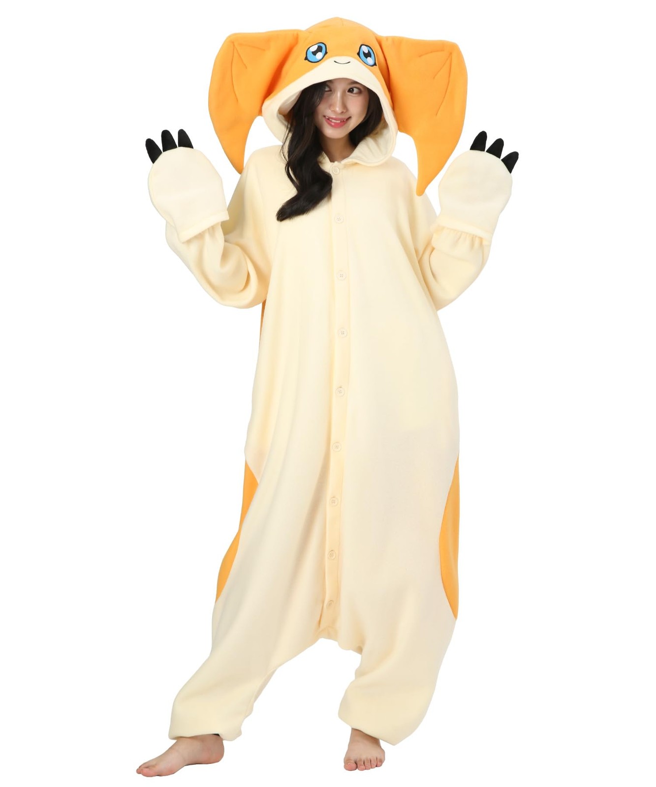 SAZAC Fleece Kigurumi Digital Monster Patamon