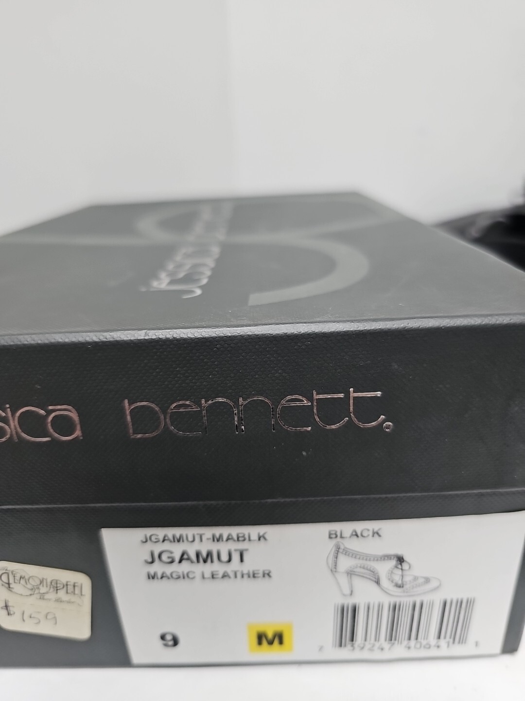 Jessica Bennett JGAMUT Black Magic Leather Size 9