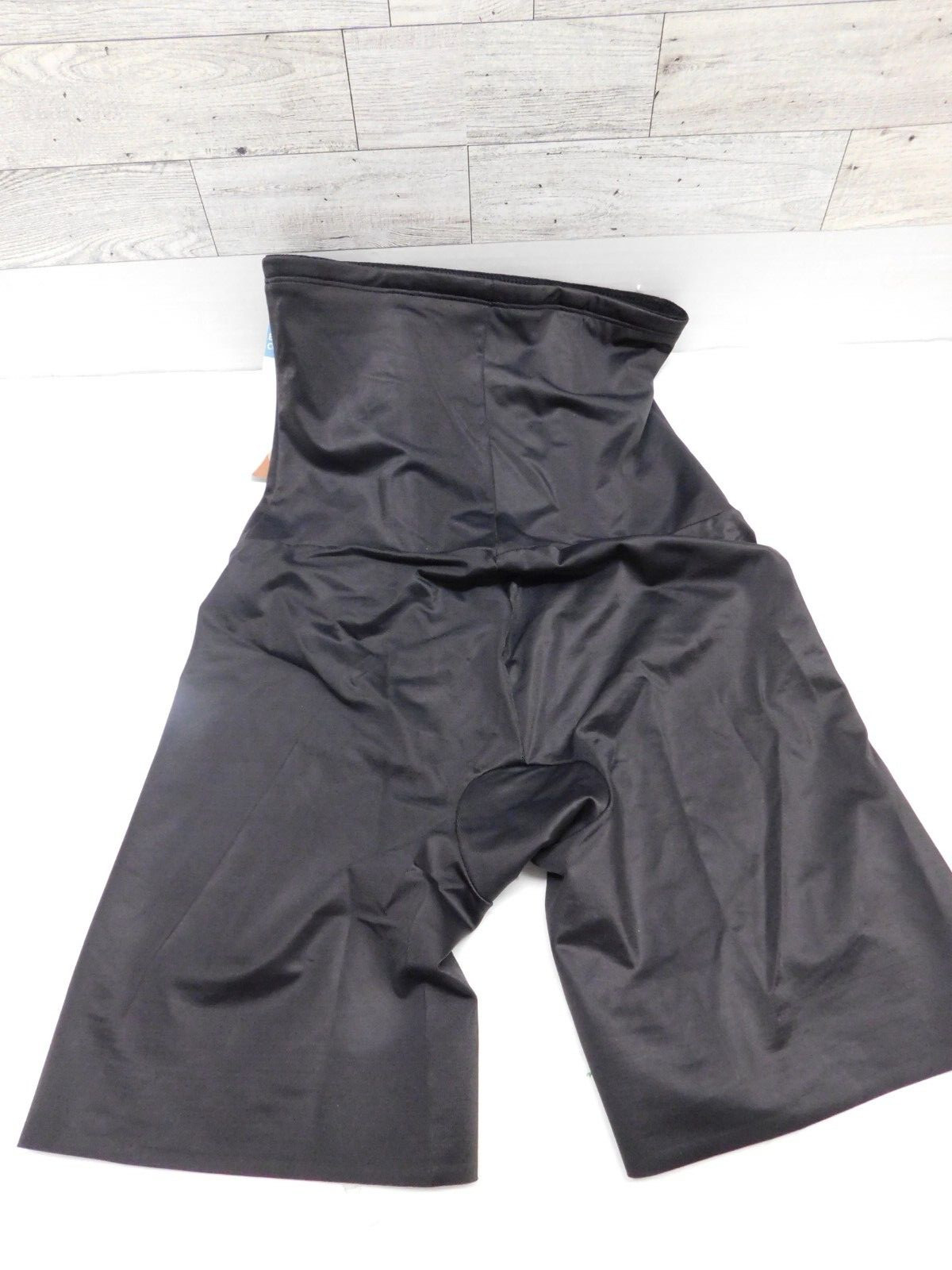 Women’s SlimShaper by Miracle Brands Back Magic High Waist Thigh Slimmer Black S