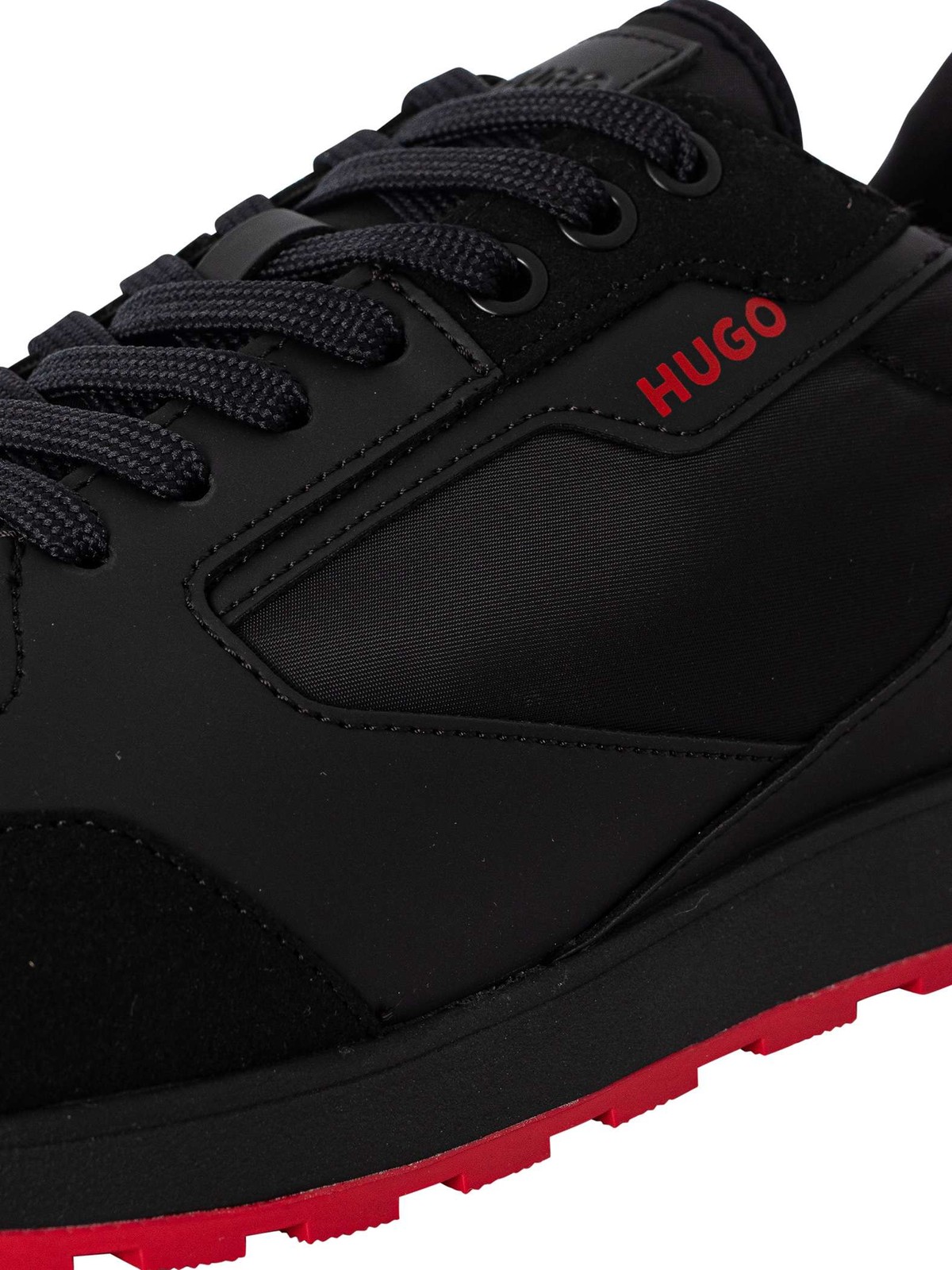 HUGO Men’s Icelin Running Trainers, Black
