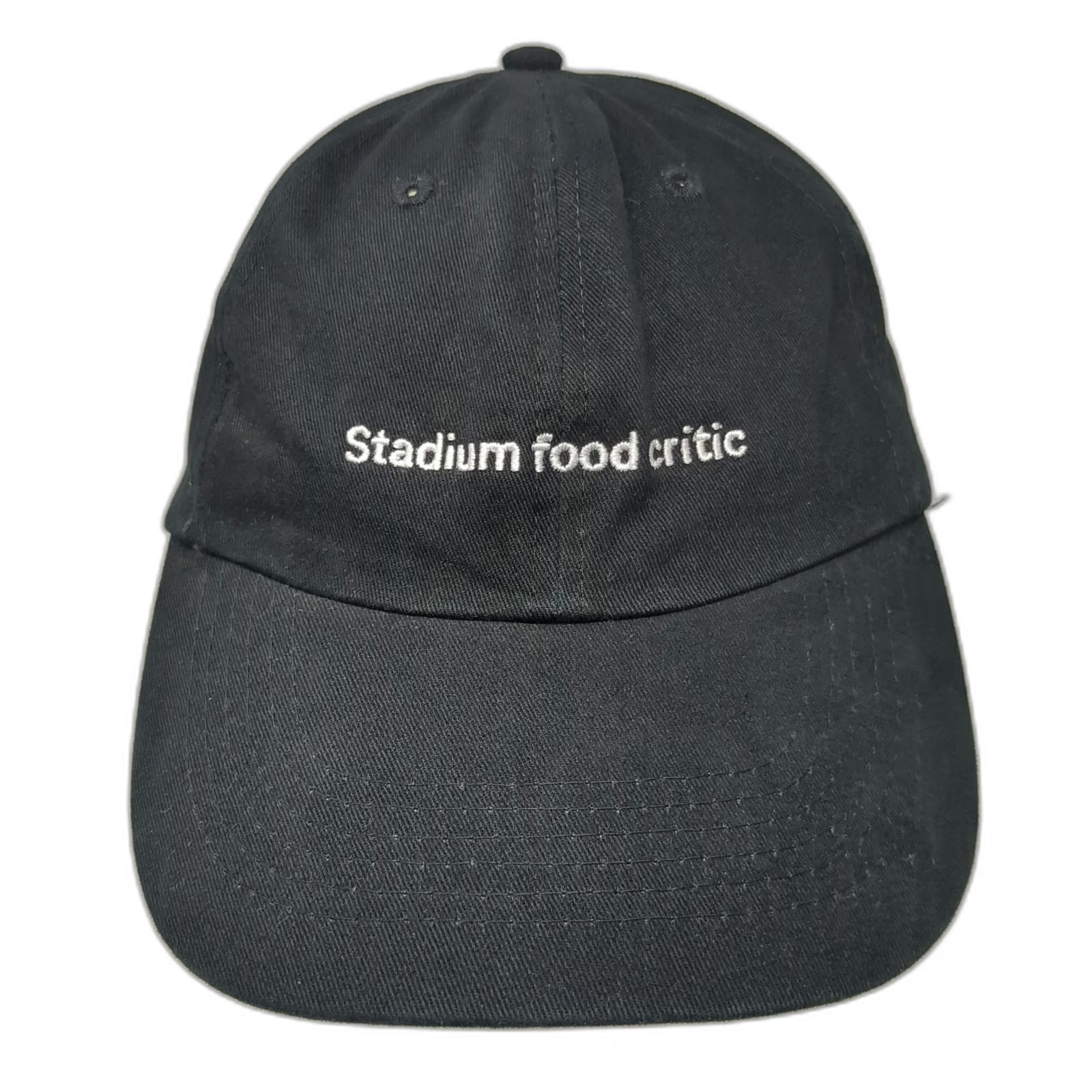 Baseball Cap Black One Size Stadium Food Critic T-Mobile Slideback Cotton Hat