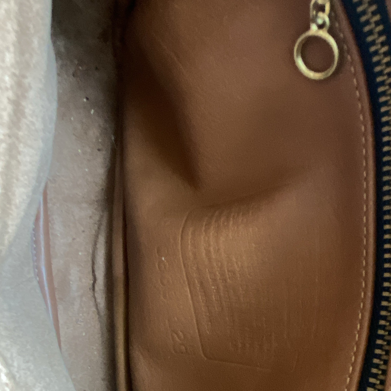 Coach Brown Crossbody Bag Zip Top Turn Lock Pockets Gold Hardware Bag Charm