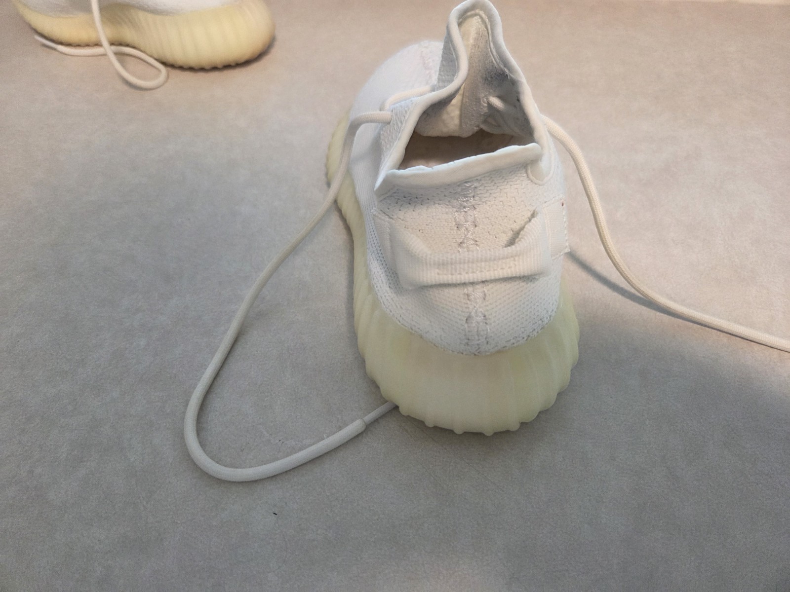 Adidas Yeezy Boost 350 v2 Cream Triple White No Insoles