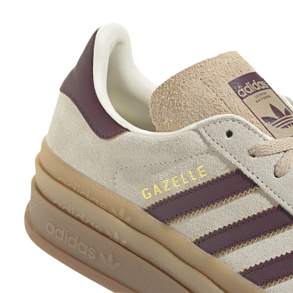 adidas Gazelle Bold Womens Beige Sneakers Casual Shoes JQ5127