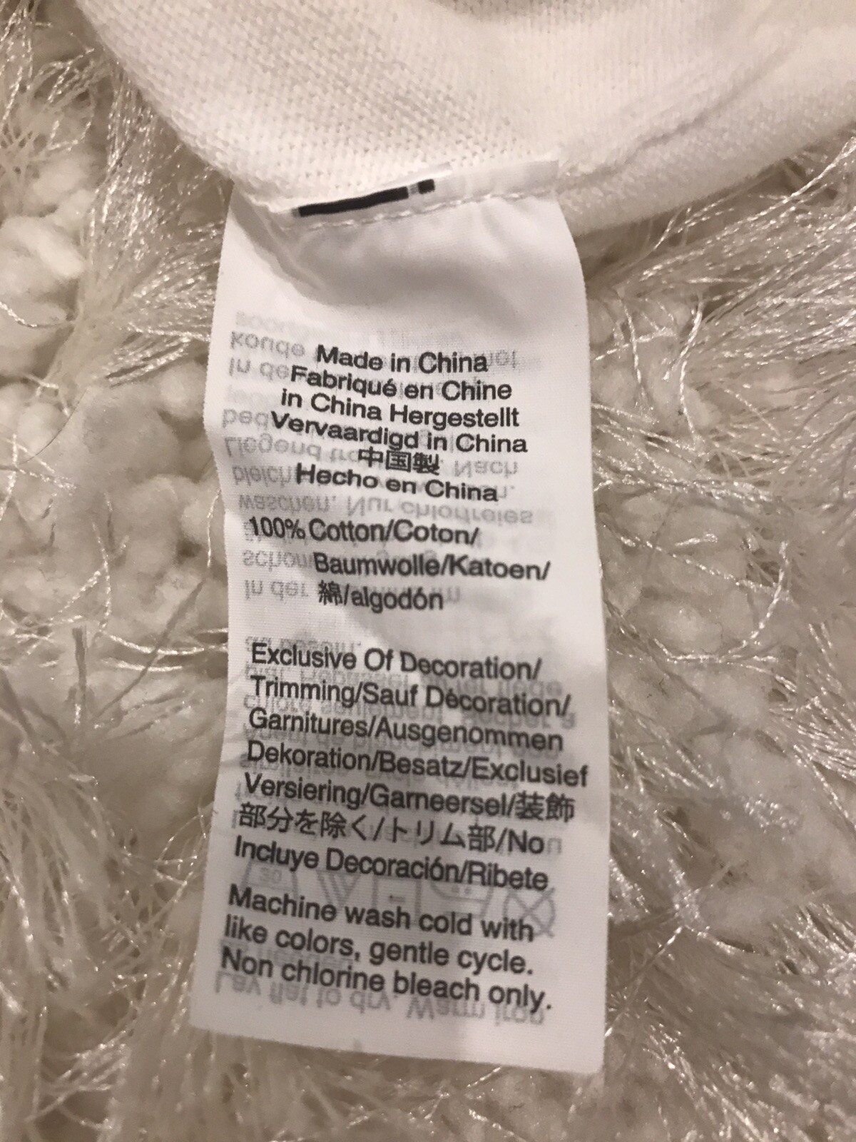 J.Crew Factory Ivory Embroidered V-Neck Sweater XXS NWT