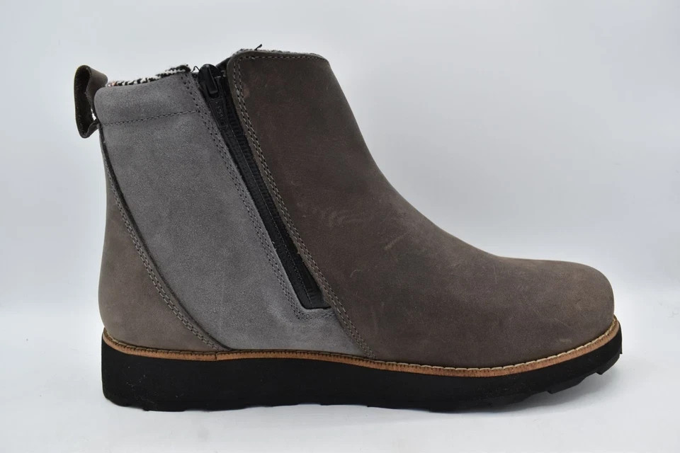 Kamik Ariel C Zip Winter Snow Boot Round Toe Charcoal Suede Women’s 9 B (M)