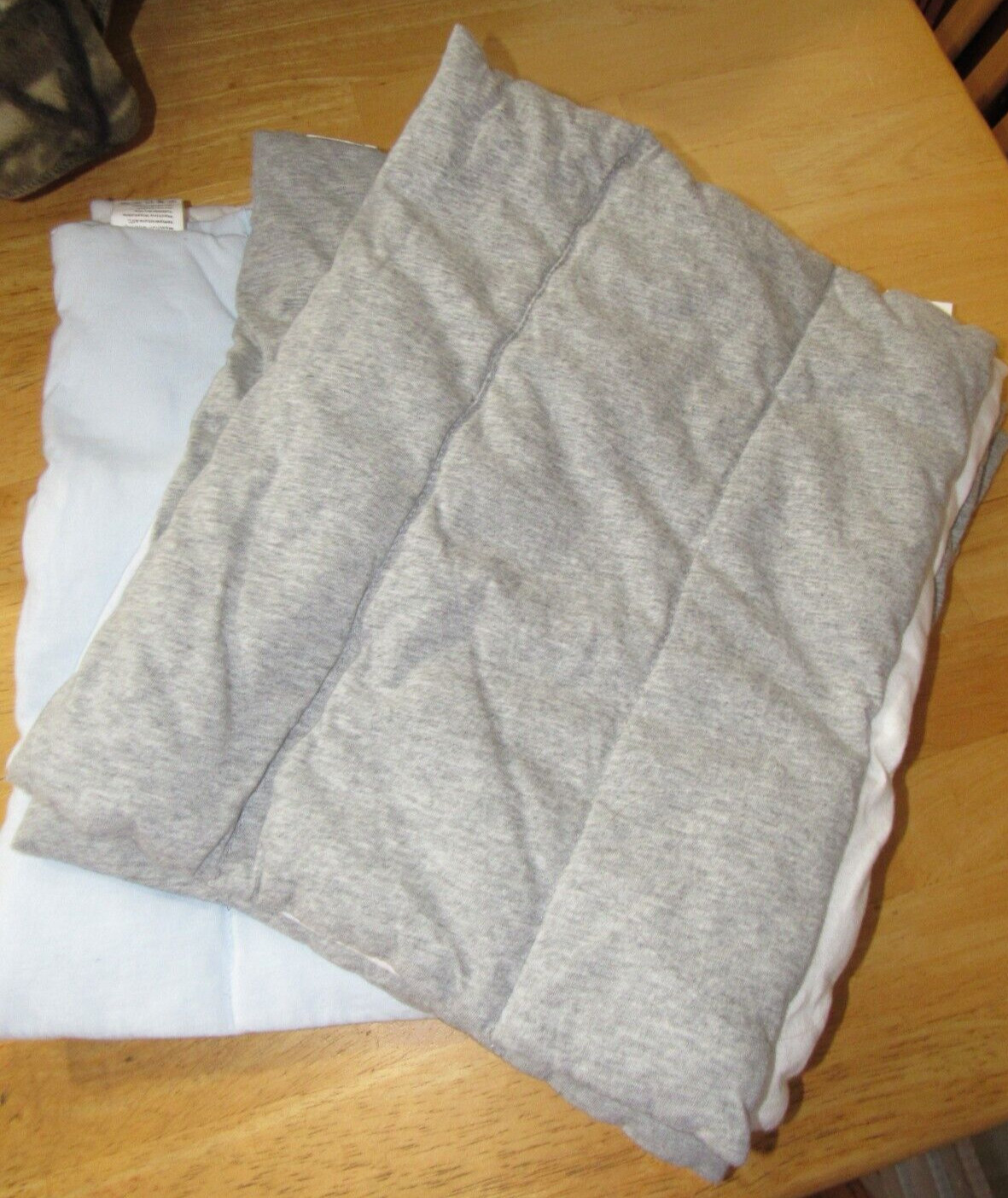 Joofoss 9 Burp Cloths Size 30 in.X40 in. Gray White Blue