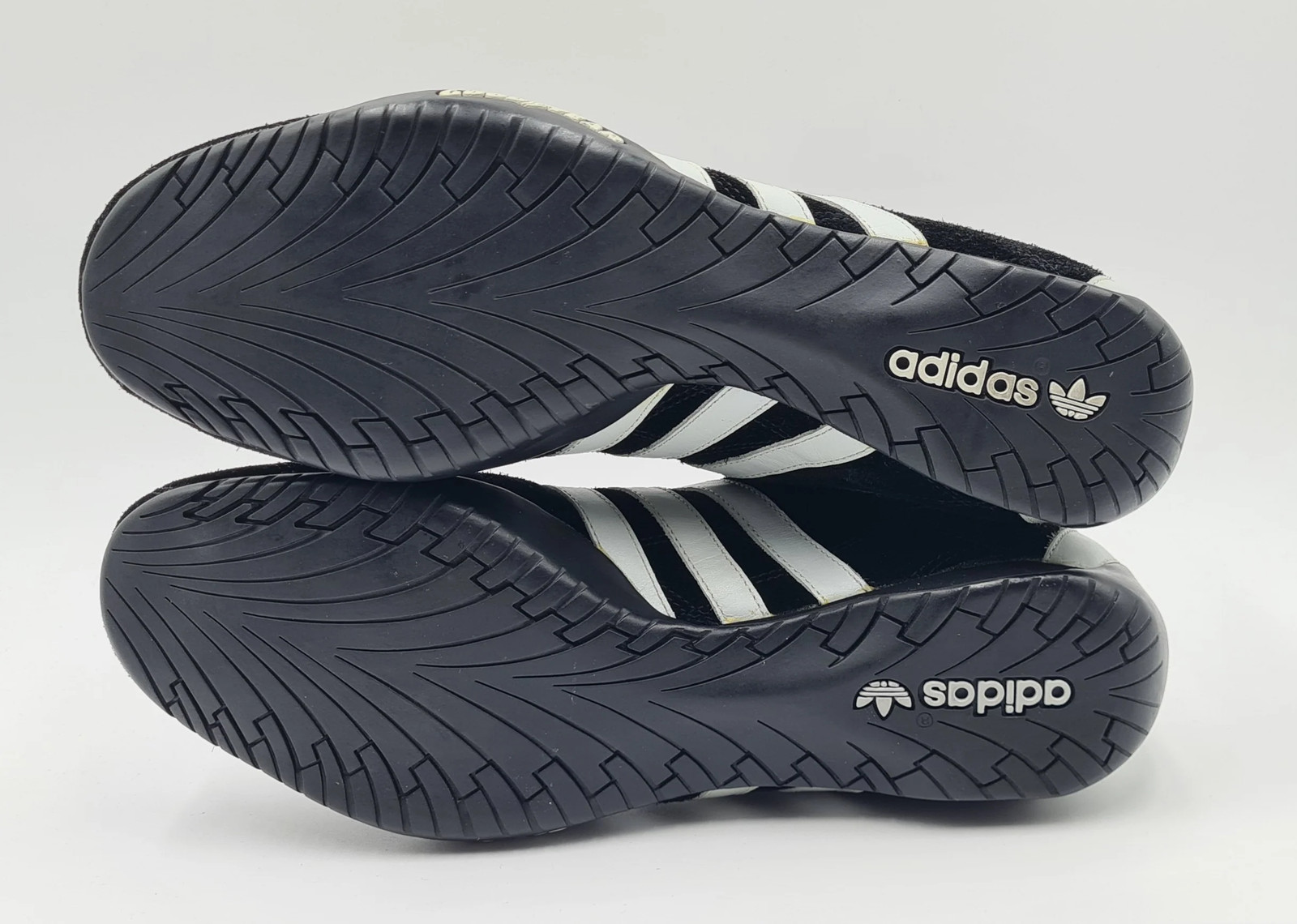 *EXCELLENT* 2004 Adidas Tuscany Black Good Year UK 11.5 / EUR 46 2/3
