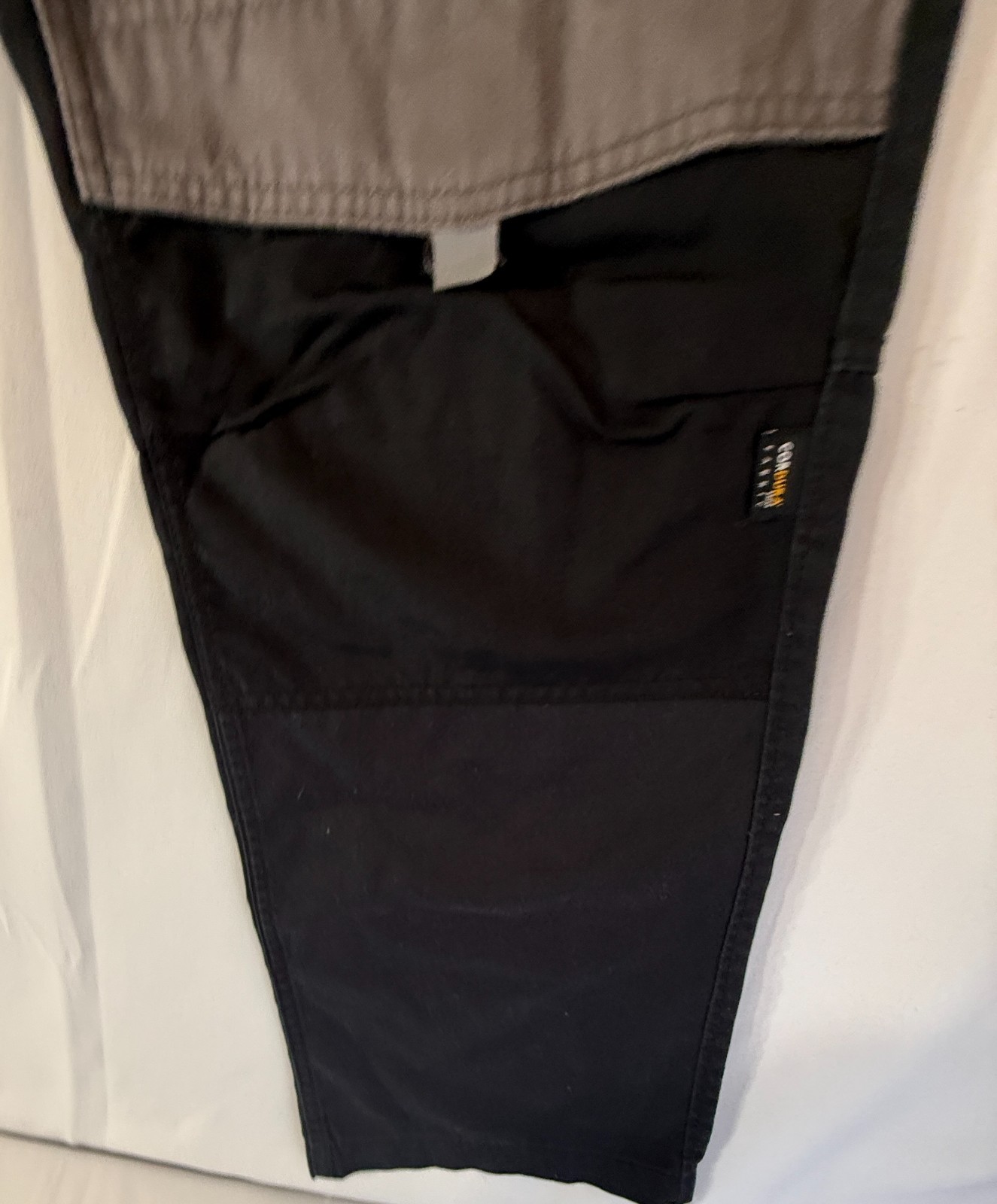 Parkside Mens Black Utility Cargo Pants Cordura Fabric Sz 38 Reinforced Knee