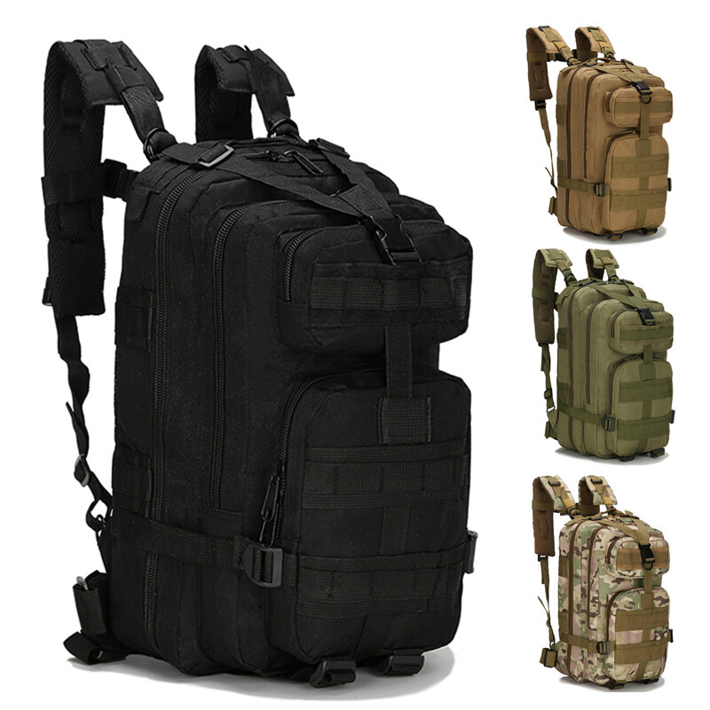 30L Outdoor Military Molle Tactical Backpack Rucksack Camping Hiking Travel Bag