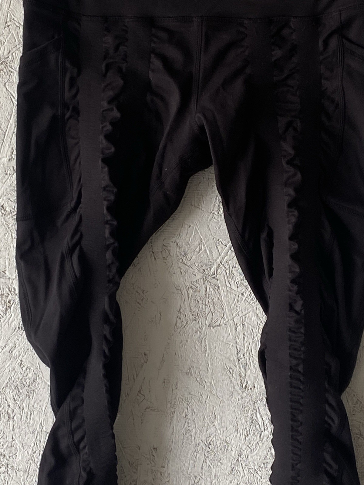 Sweetflexx Resistance Leggings W/ Pockets Womens 8 Black Workout ActiveWear NWOT