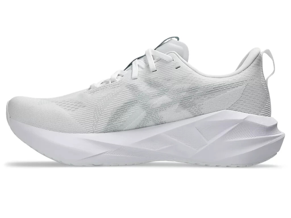 ASICS NOVABLAST 5 1011B974 100 White Piedmont Grey Running Shoes