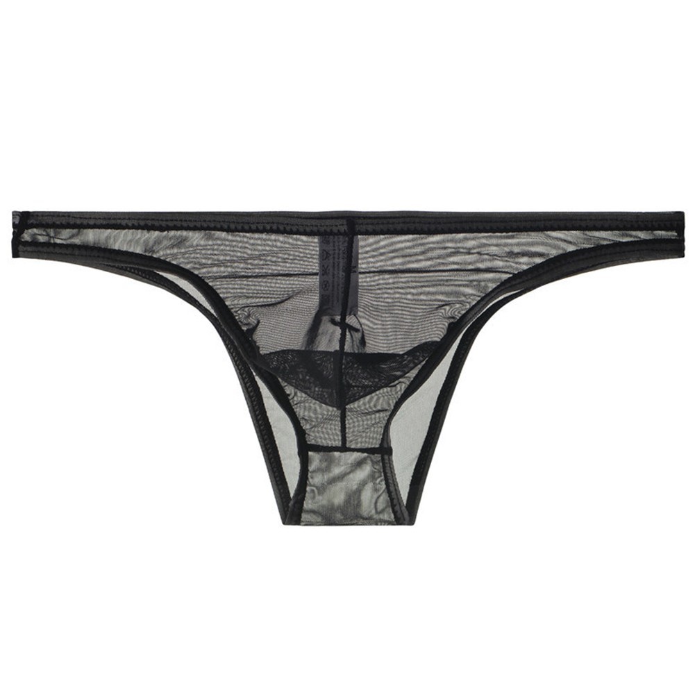 Men See Through Ultrathin Breathable Pouch Briefs for Comfortable Daily Wear