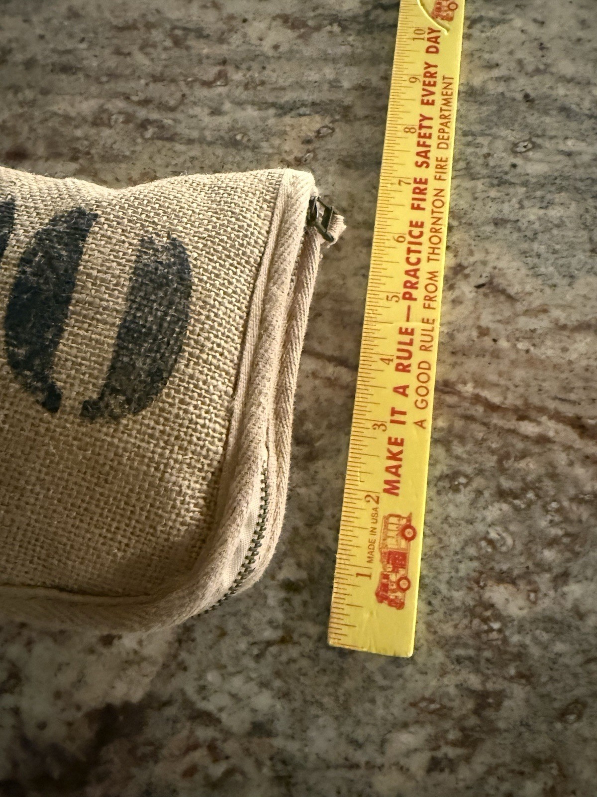 Feed 100 Children of the World Convertible Re-Usable Tote Bag Burlap/Cotton EUC