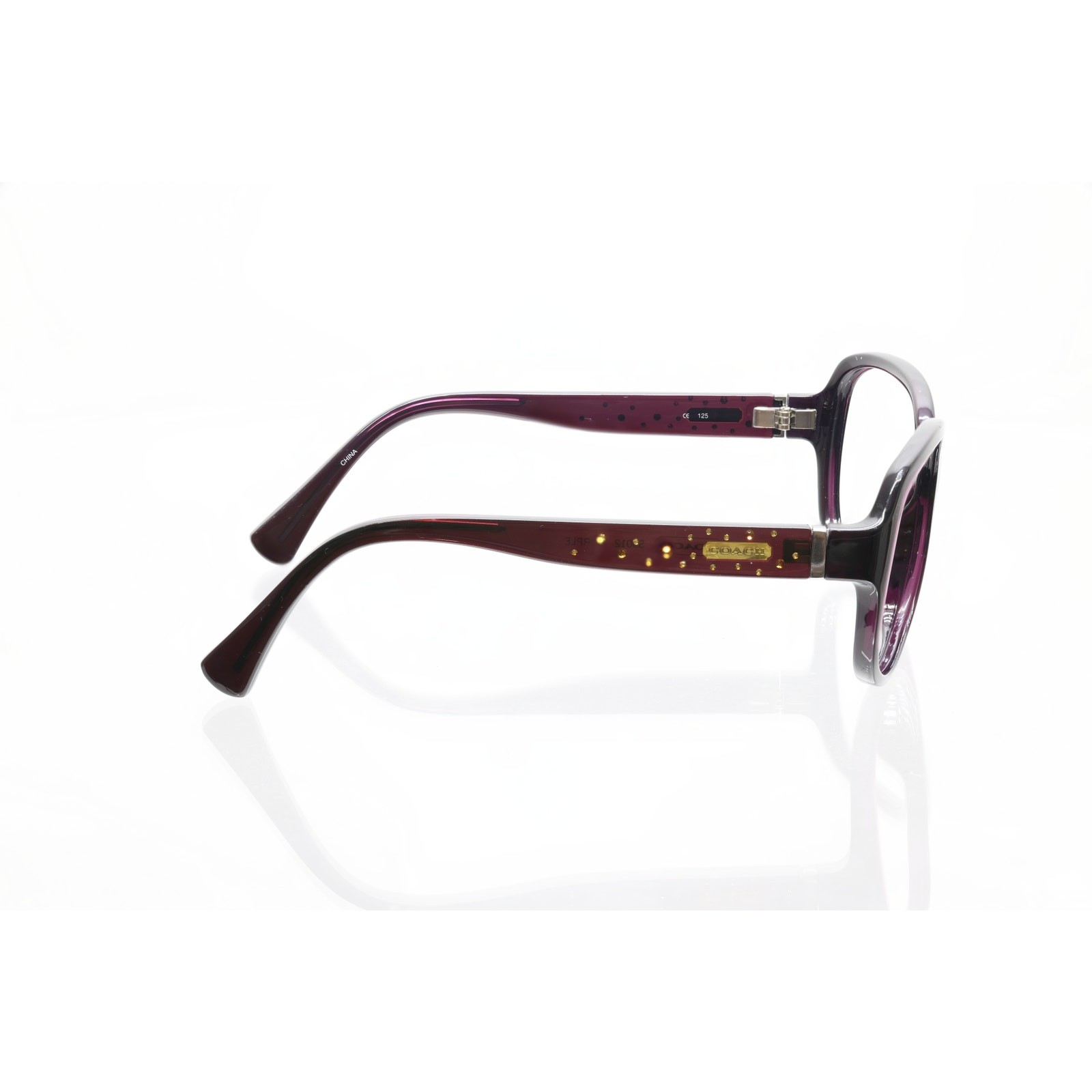 Coach S3012 Purple Cold Insert 57-16-125mm Sunglass FRAMES ONLY – VERY GOOD