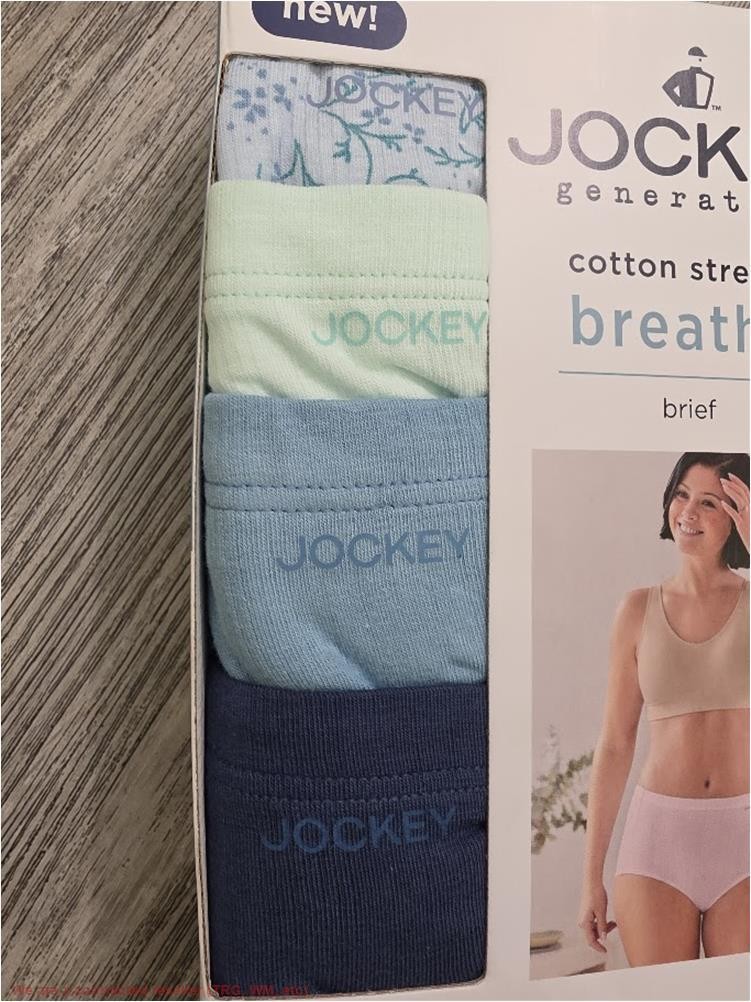 Jockey Generation Women’s 4pk Cotton Stretch Briefs – Blue XXL *SEE DEAL!!!*