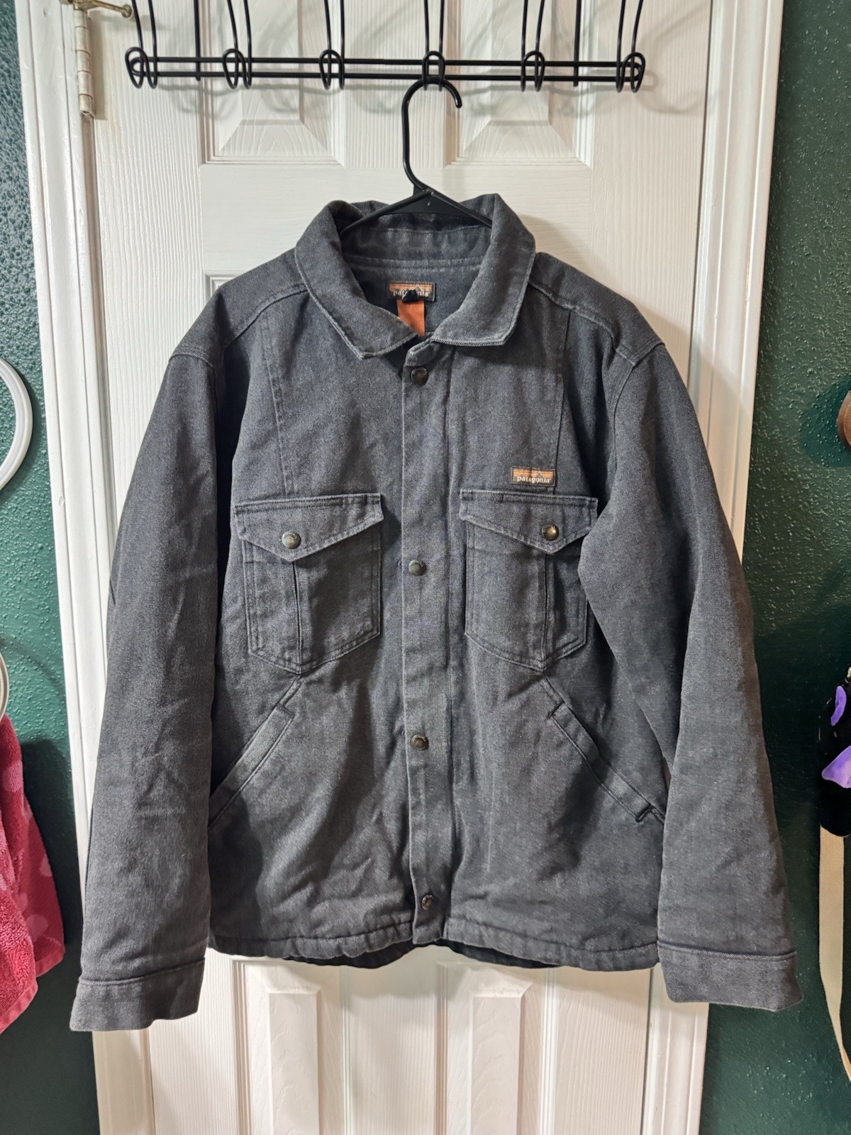 Patagonia Iron Forge Hemp Canvas Ranch Insulated Jacket STY27805 Men’s Large