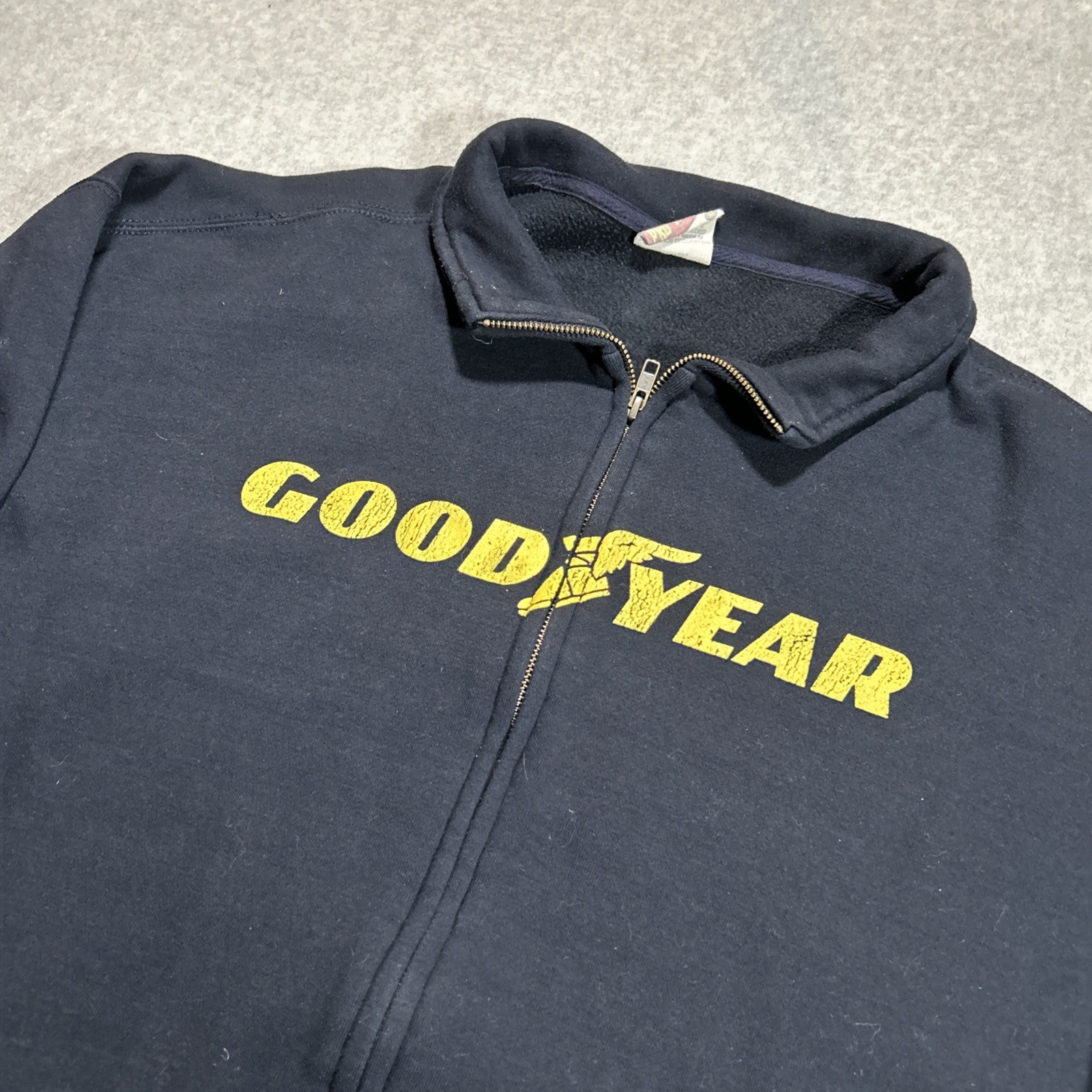 MV Sport Goodyear Racing Tires Pullover 1/4 Zip Jacket – Mens Size XL