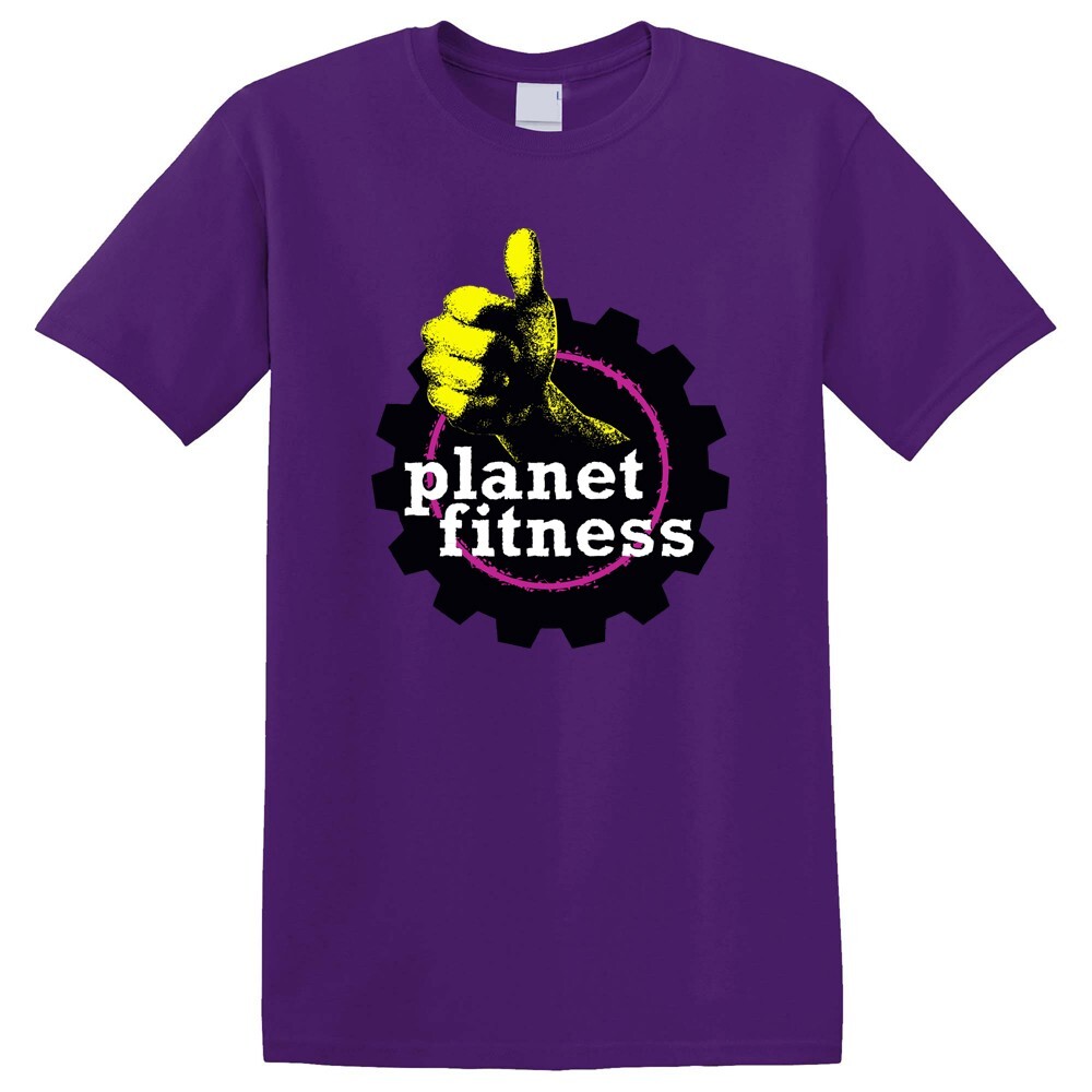 Planet Fitness Gym Men’s Purple Size S to 5XL
