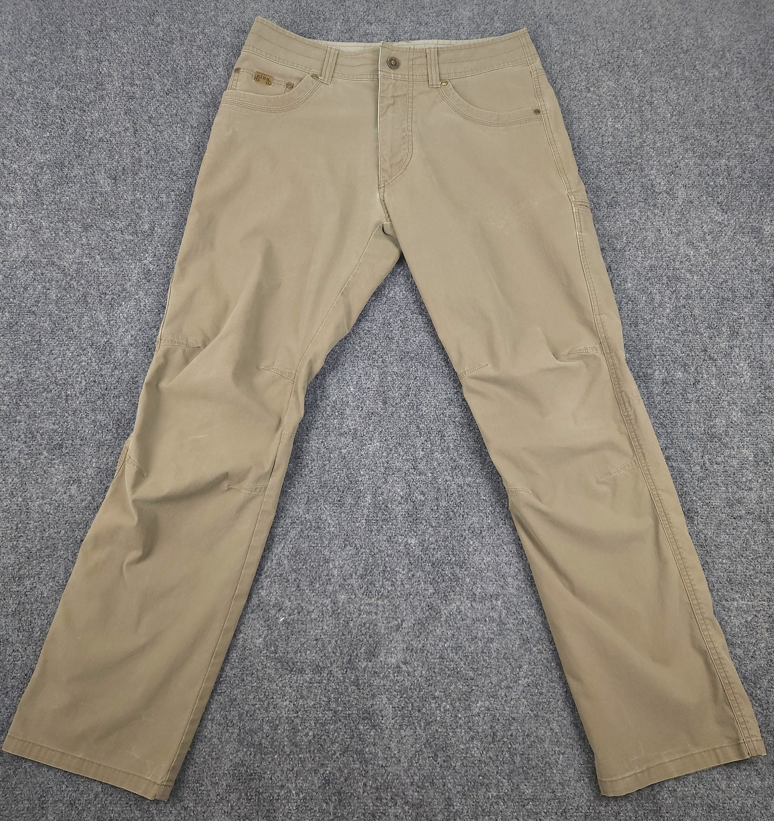 KUHL Revolvr UberKUHL Stretch Pants Men’s 32×32 Khaki Hiking Outdoor Casual…