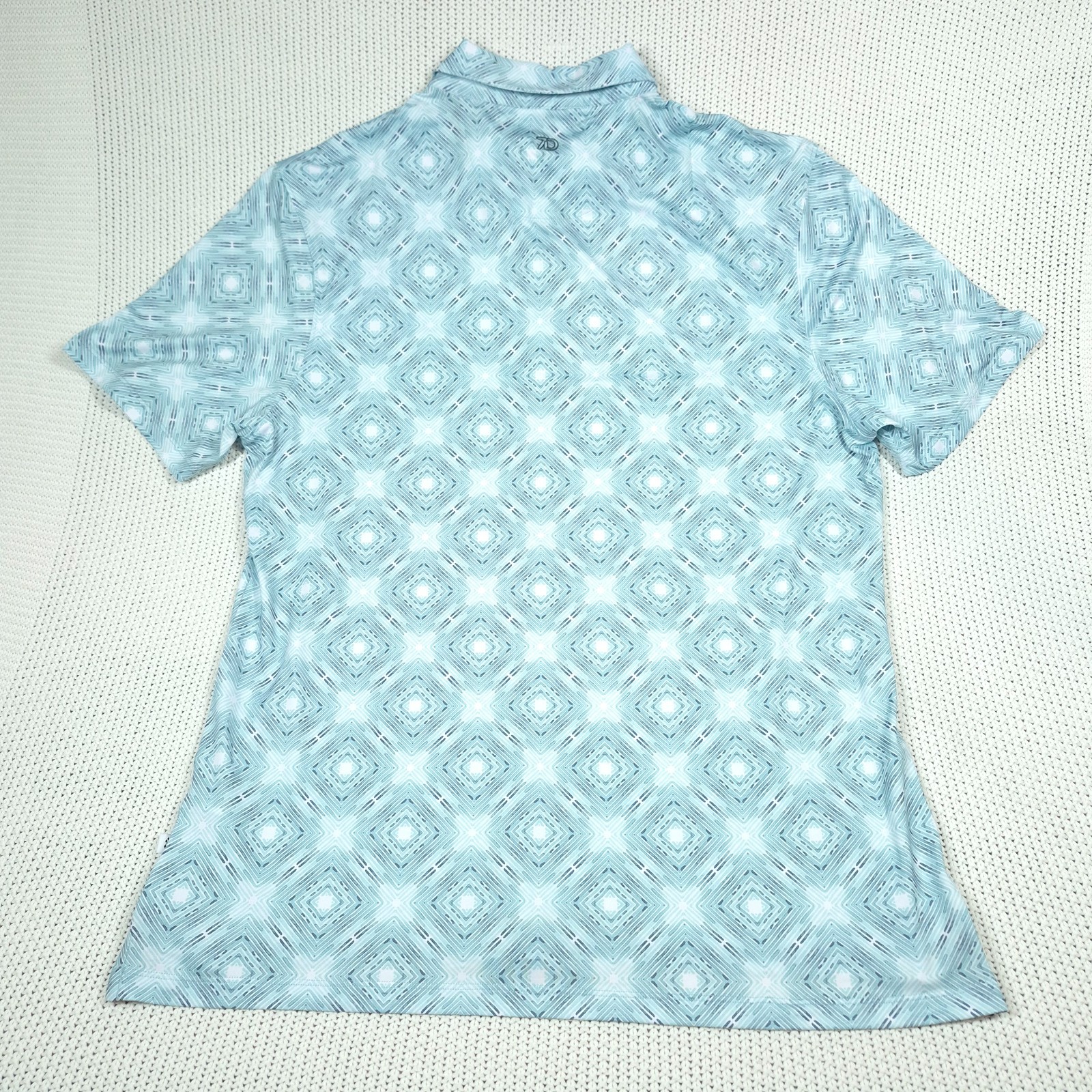7 Diamonds Polaris Golf Polo Shirt Wicking Anti-Microbial Stretch Men’s Size L