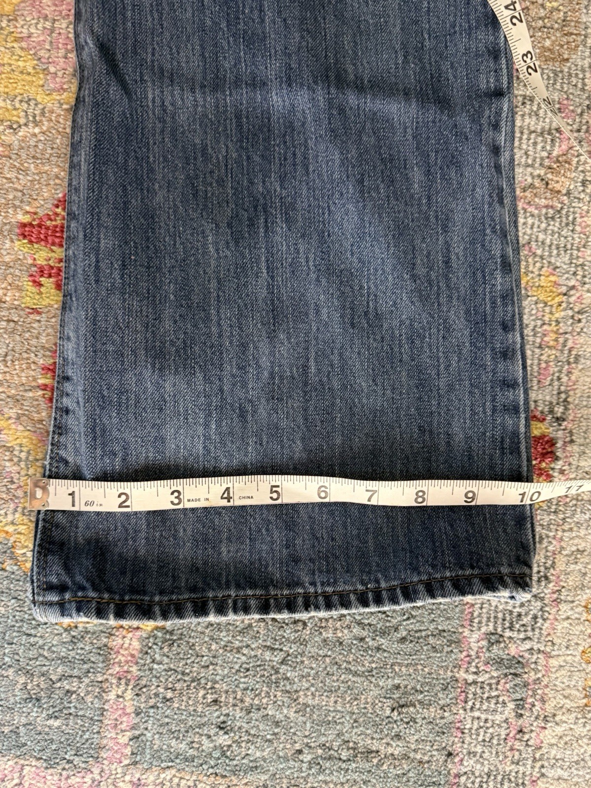 Levi’s Authentics Signature Copper Riveted Men’s Y2K Low Boot Jeans Medium 36×34