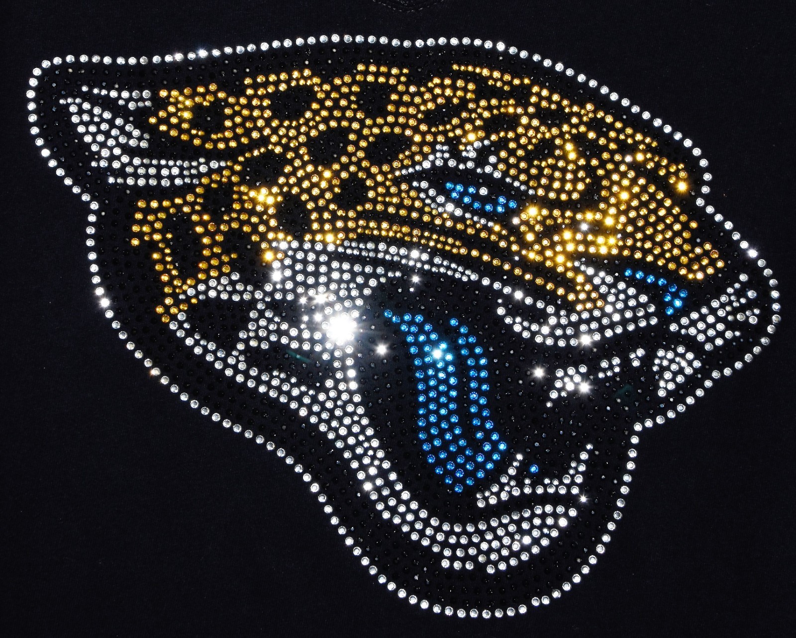 Jaguars rhinestone bling shirt or tank XS S M L XL XXL 1X 2X 3X4X5X