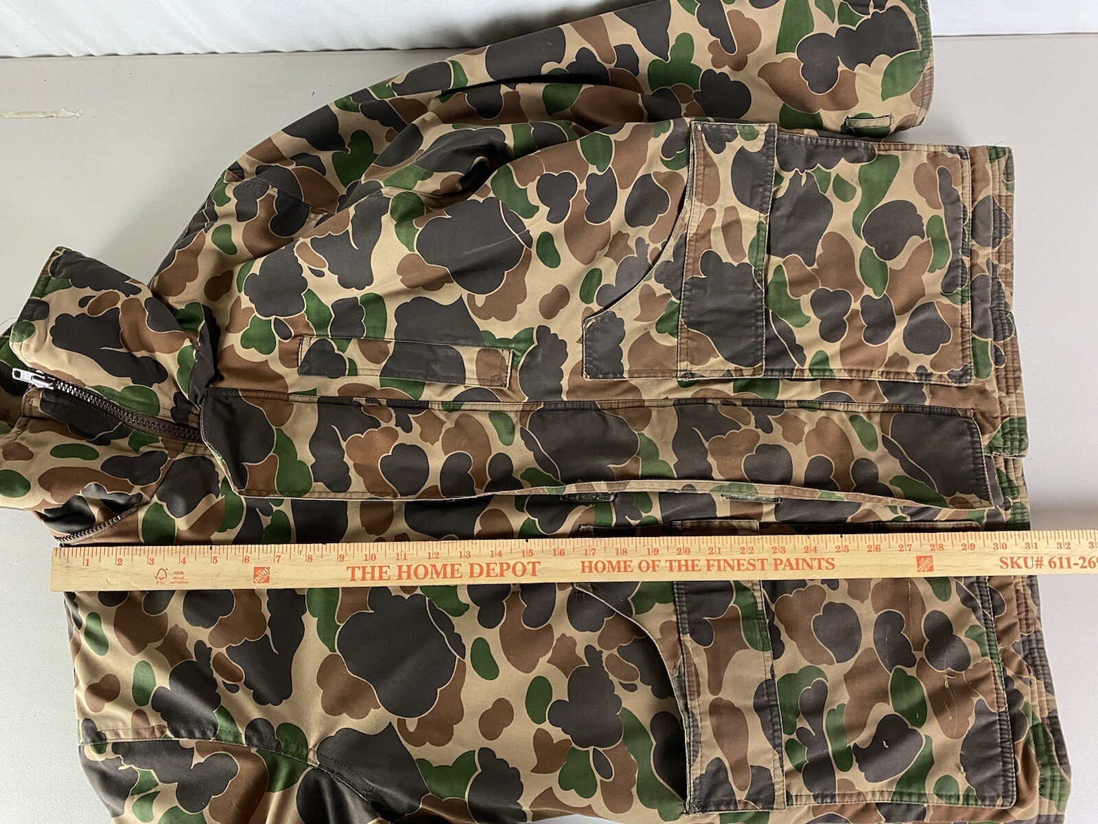 BIRCH CREEK OUTFITTERS VINTAGE DUCK CAMO PARKA JACKET Sz M