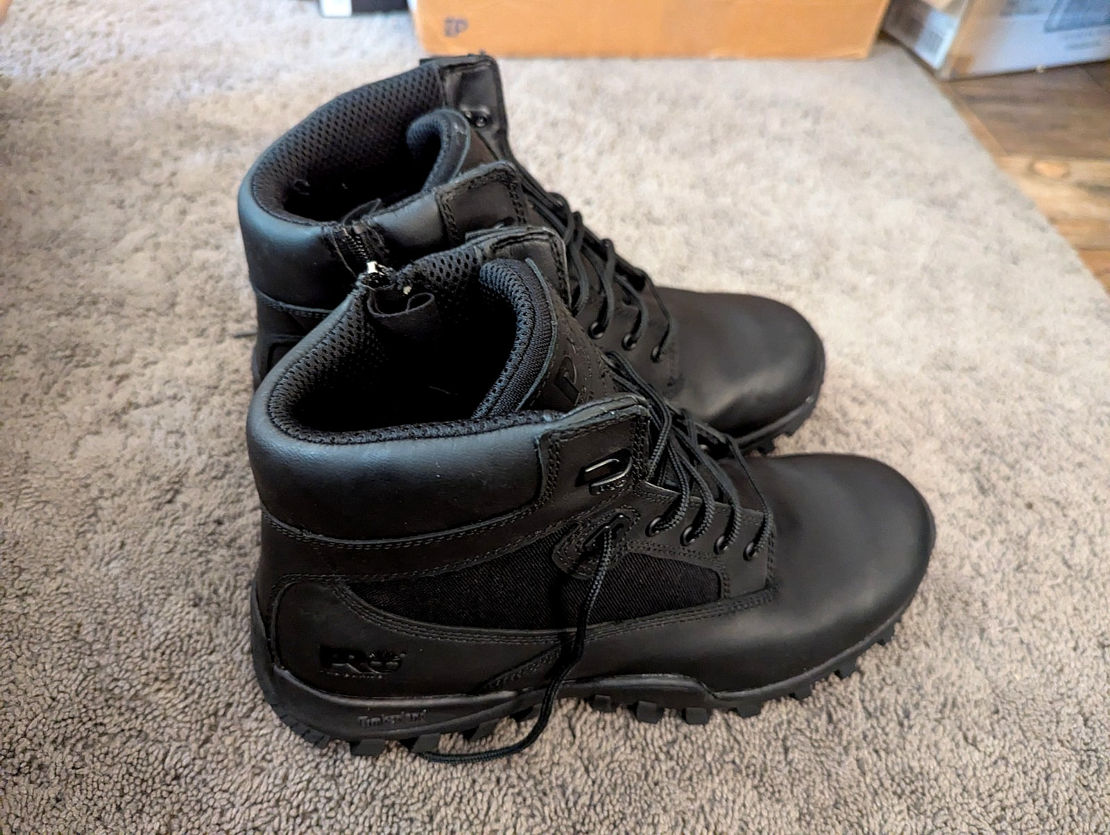 Timberland PRO Valor McClellan 6″ Side Zip Work Boots – Black – NIB – Men’s 13W