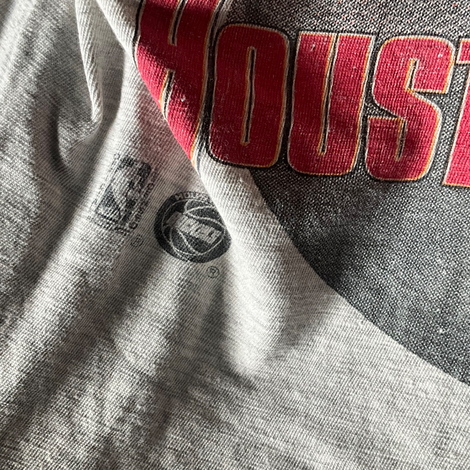 Vintage 1995 Houston Rockets Western Conference Back To Back Champions TShirt L