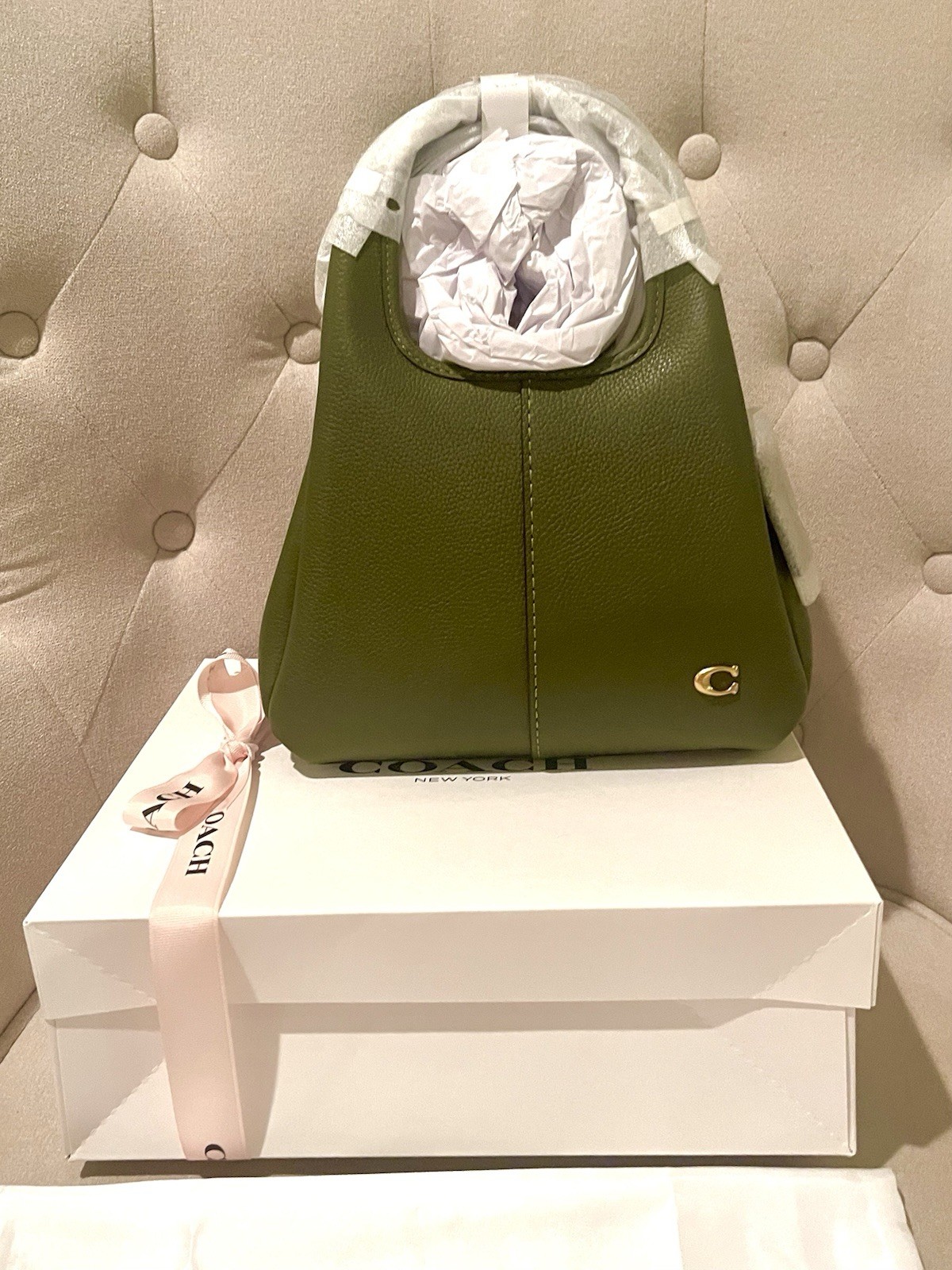 Coach Lana 23 Shoulder /Crossbody Bag In Olive NWT